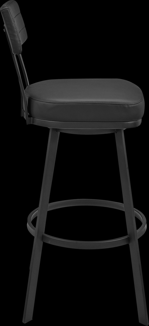 Densmores Black Swivel Bar Stool - Thumbnail - Image 5
