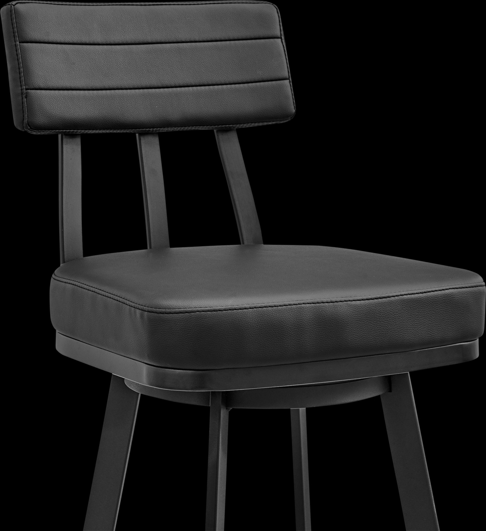 Densmores Black Swivel Counter Stool - Thumbnail - Image 7