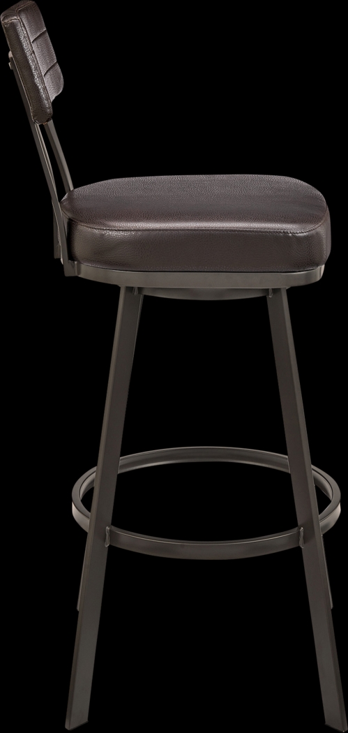 Densmores Brown Swivel Counter Stool - Thumbnail - Image 3