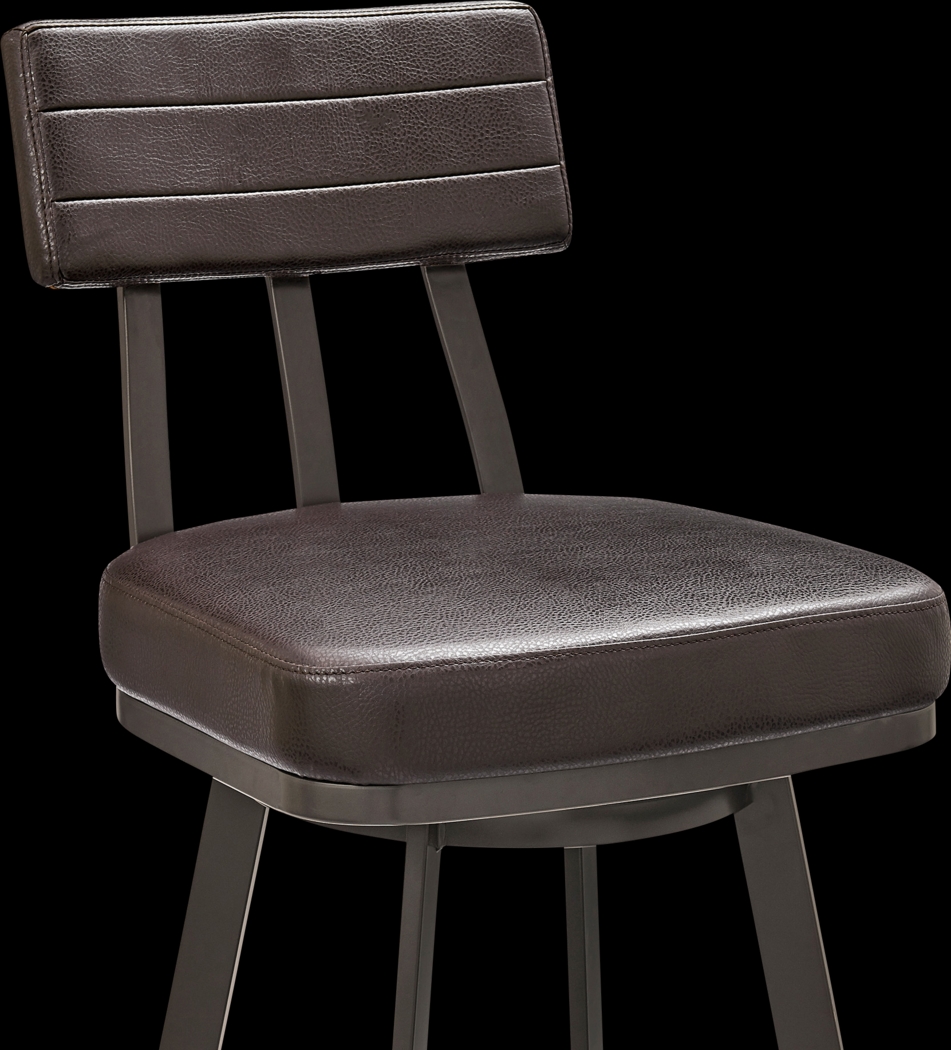 Densmores Brown Swivel Counter Stool - Thumbnail - Image 7