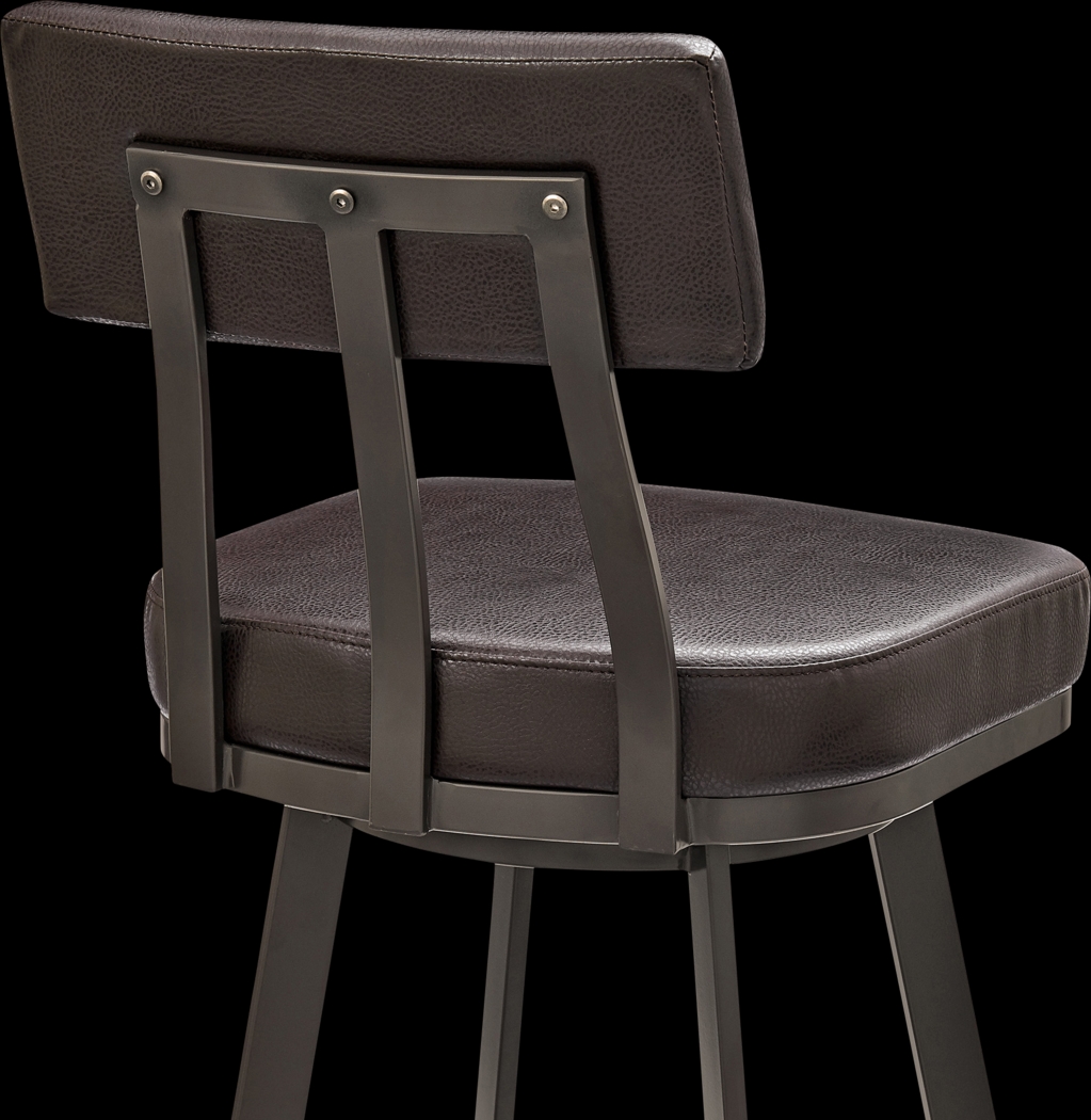 Densmores Brown Swivel Counter Stool - Thumbnail - Image 8
