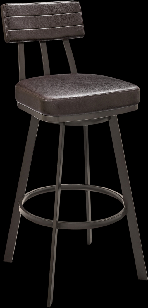 Densmores Brown Swivel Counter Stool - Thumbnail - Image 1