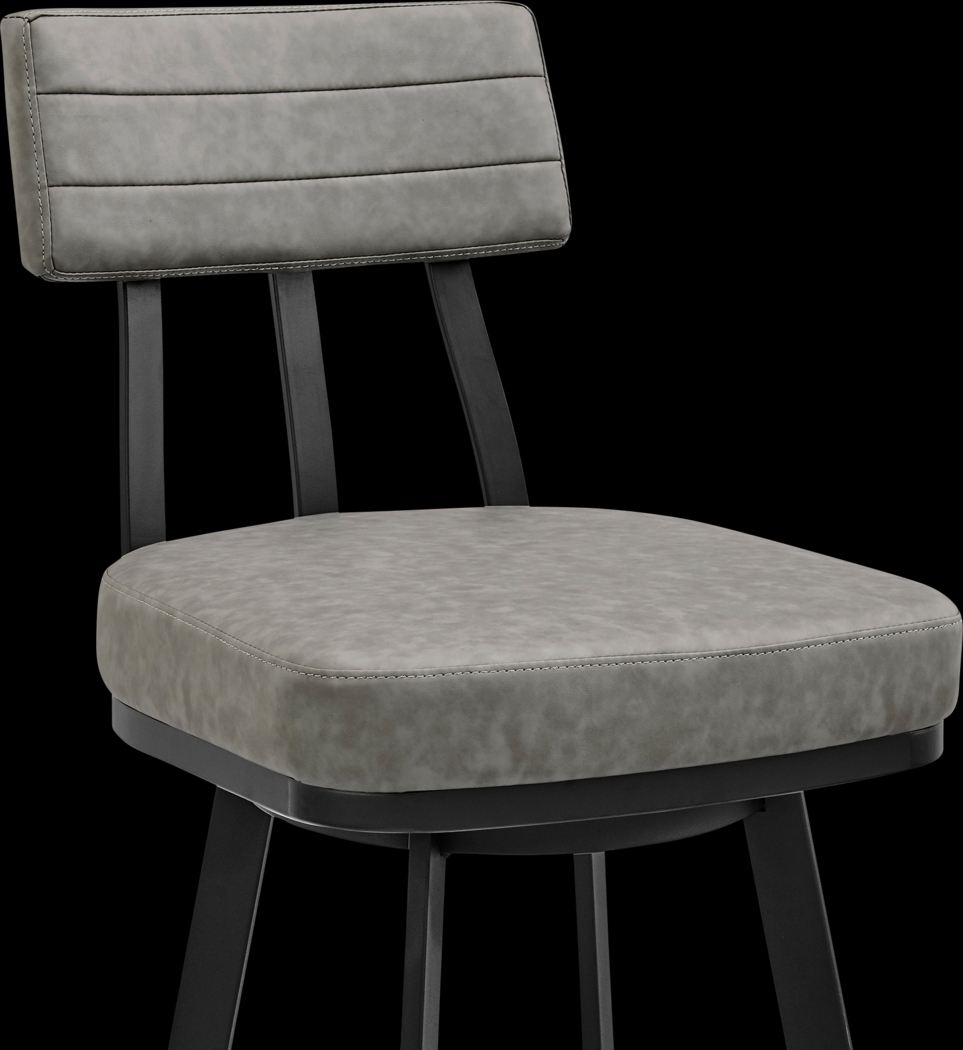 Densmores Gray Swivel Counter Stool - Thumbnail - Image 7