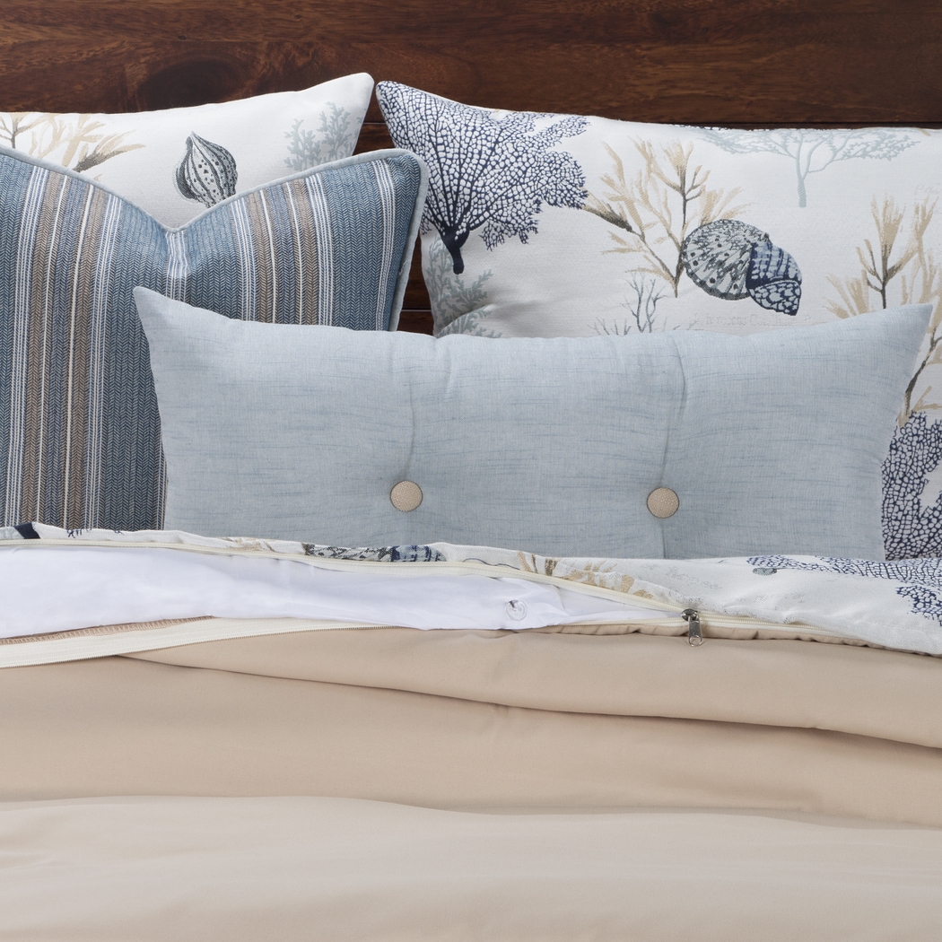 Denton Spring Blue 10 Pc Queen Duvet Set - Thumbnail - Image 2