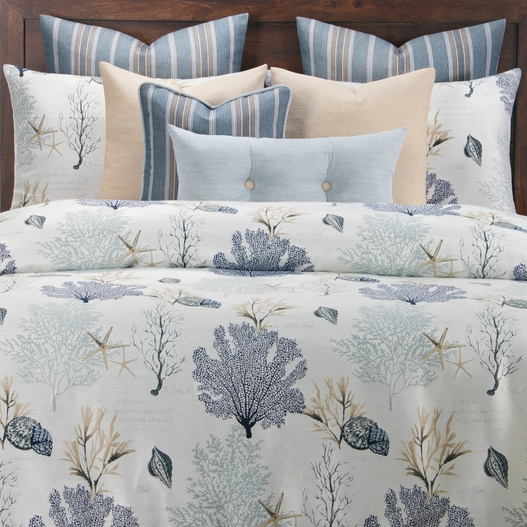 Denton Spring Blue 10 Pc Queen Duvet Set - Thumbnail - Image 3