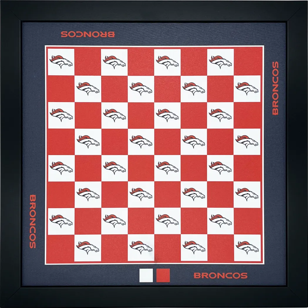 Denver Broncos Wall Chess Set - Thumbnail - Image 1