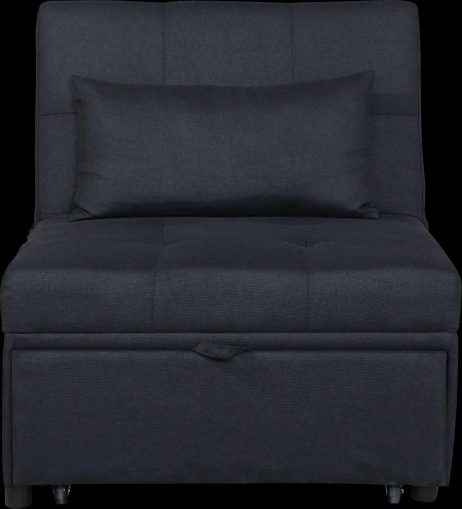 Denvir Black Convertible Chair - Thumbnail - Image 1