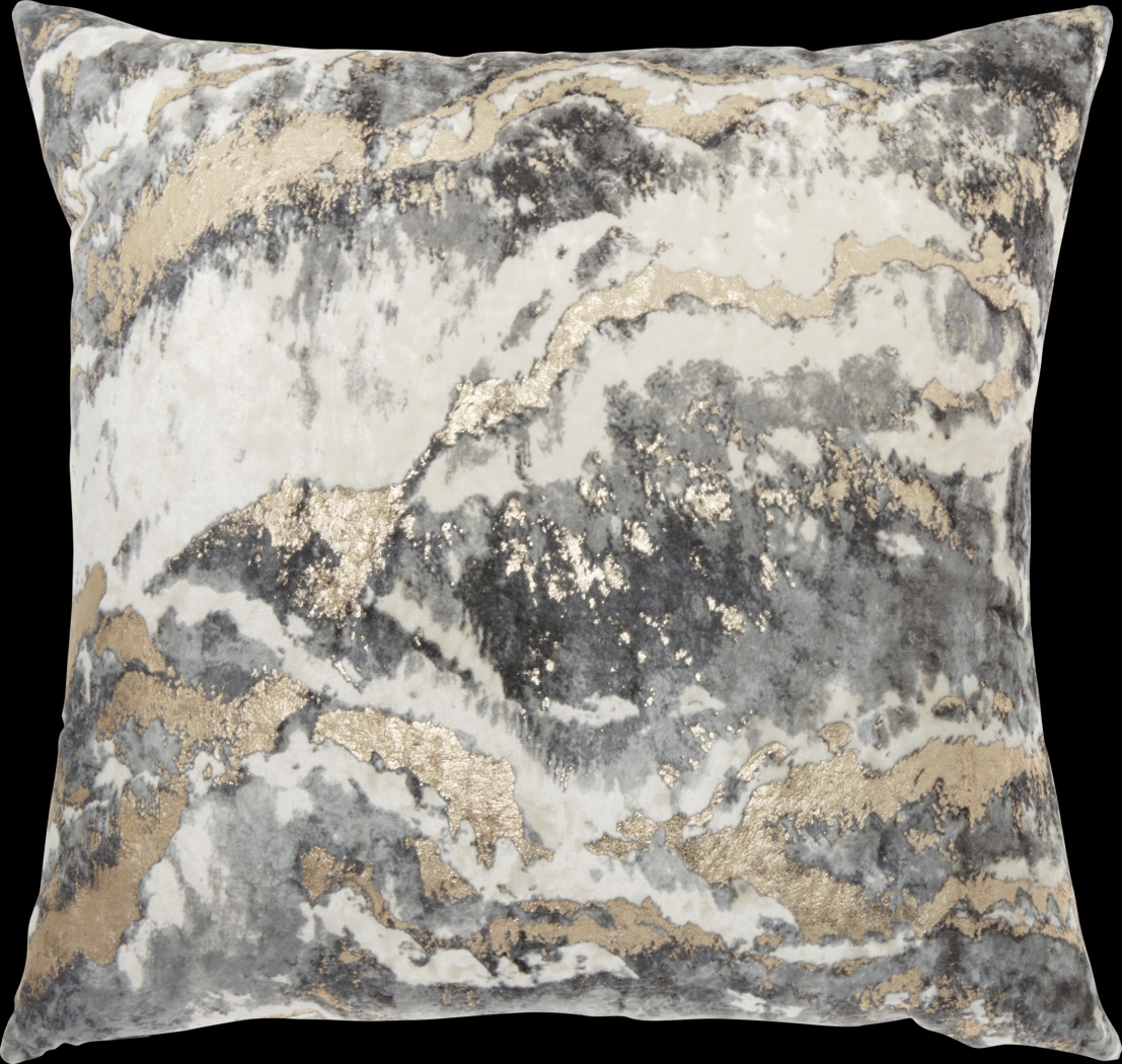 Deona Gray Accent Pillow - Thumbnail - Image 1