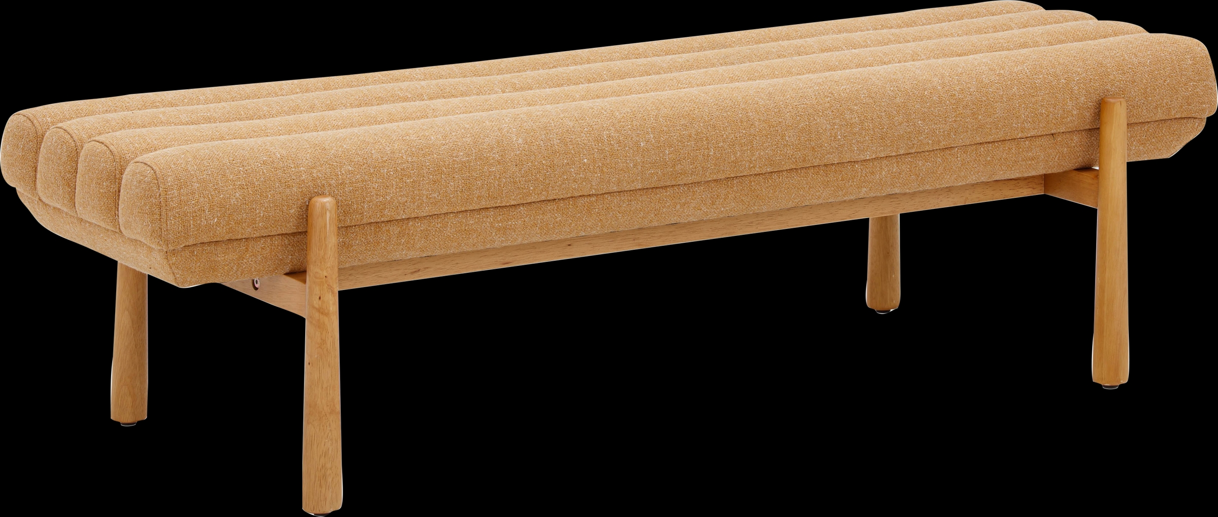 Deppert Yellow Accent Bench - Thumbnail - Image 1