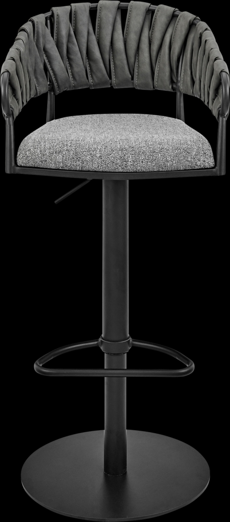 Depue Gray Barstool - Thumbnail - Image 3