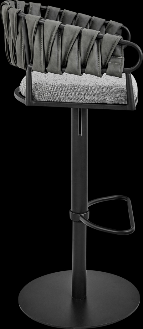 Depue Gray Barstool - Thumbnail - Image 4