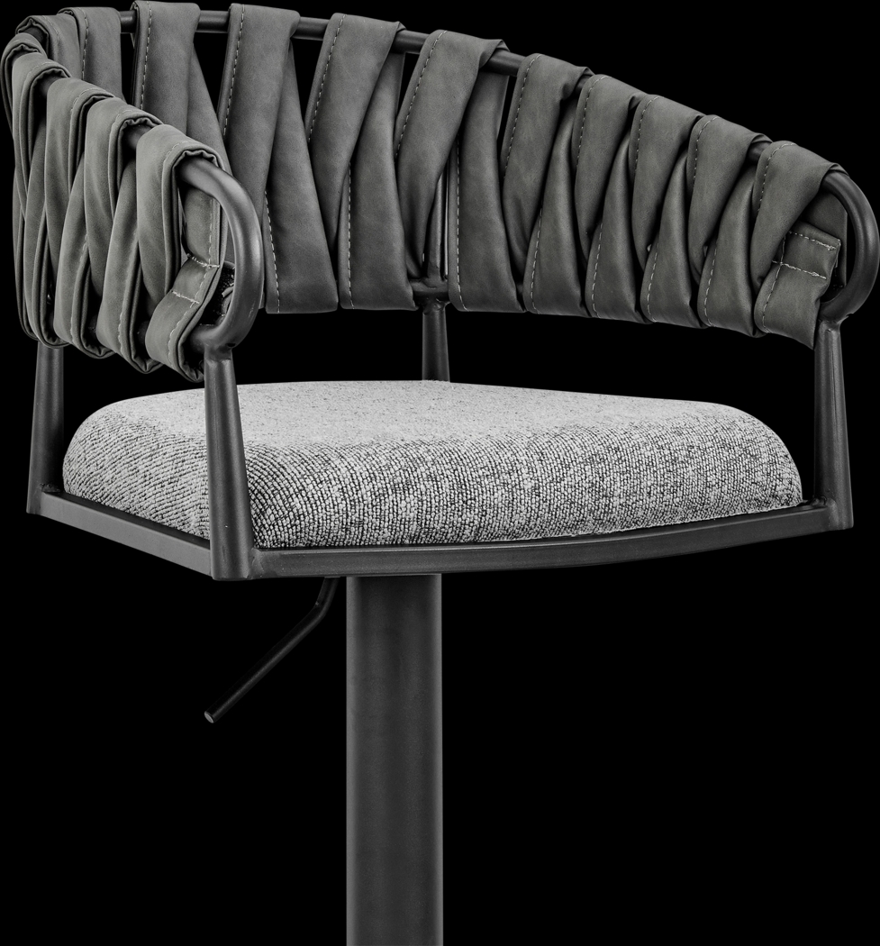 Depue Gray Barstool - Thumbnail - Image 7