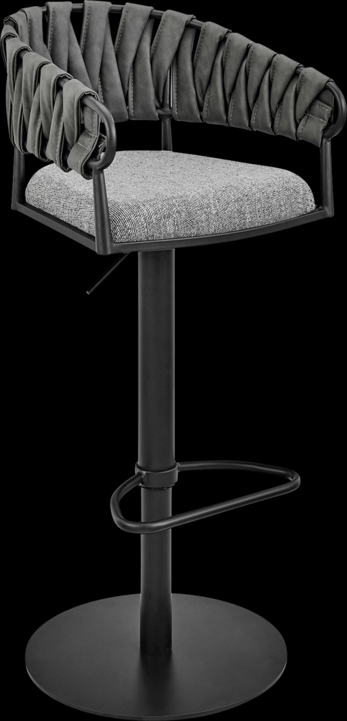 Depue Gray Barstool - Thumbnail - Image 1