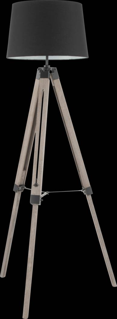 Dergano Black Floor Lamp - Thumbnail - Image 1