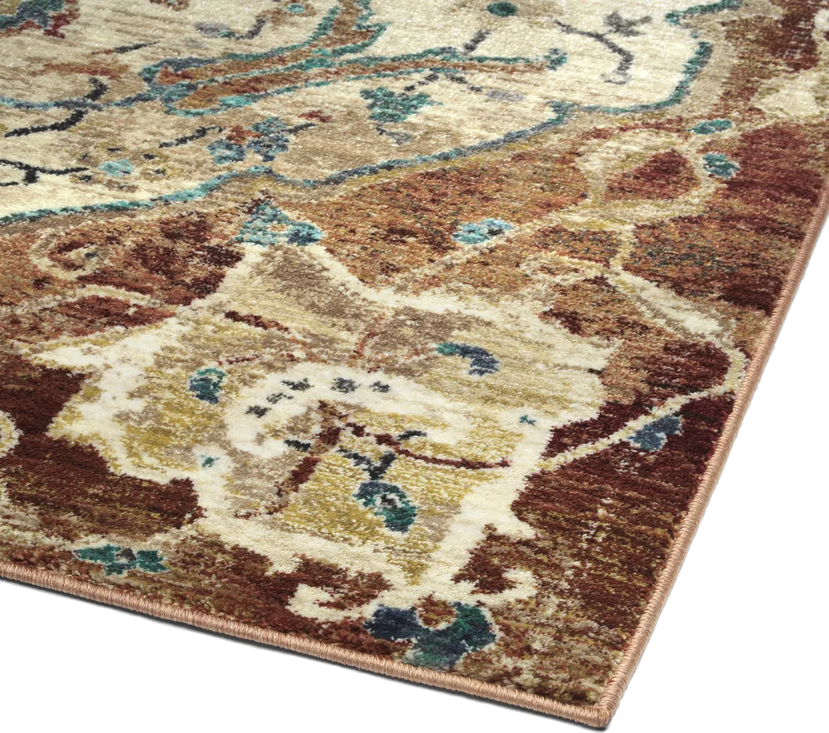 Derleche Red 5'3 x 7'10 Rug - Thumbnail - Image 3