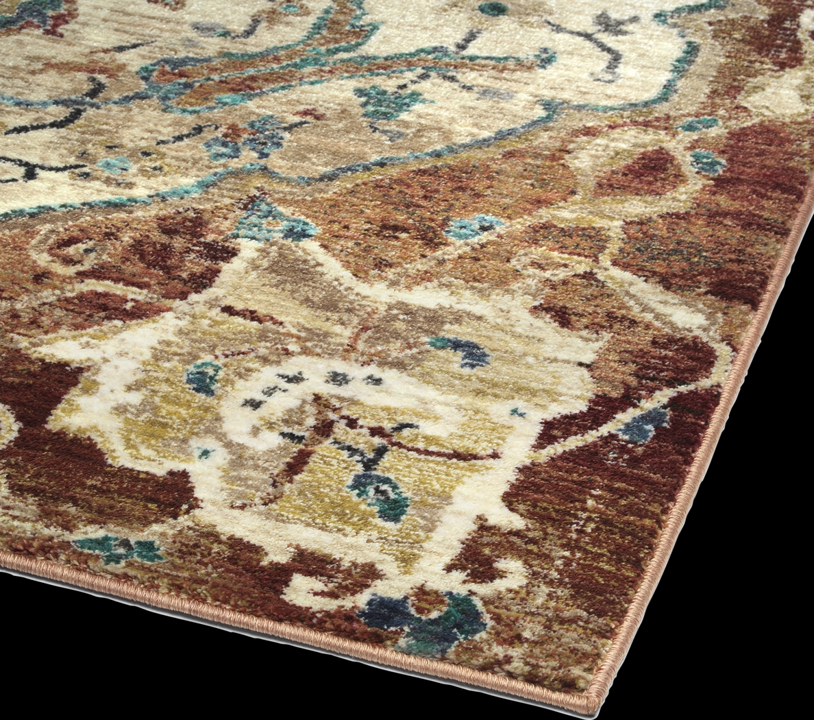 Derleche Red 7'10 x 10'1 Rug - Thumbnail - Image 3