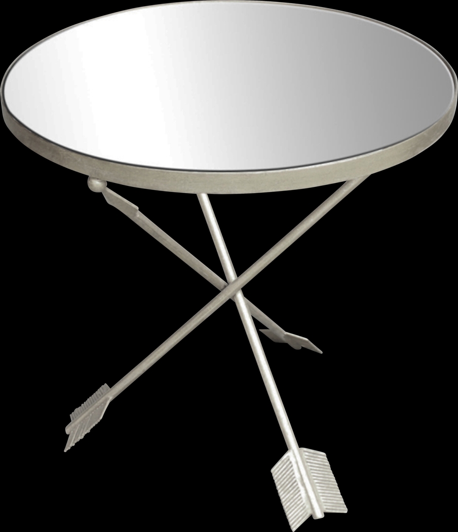 Derring Silver Accent Table - Thumbnail - Image 1