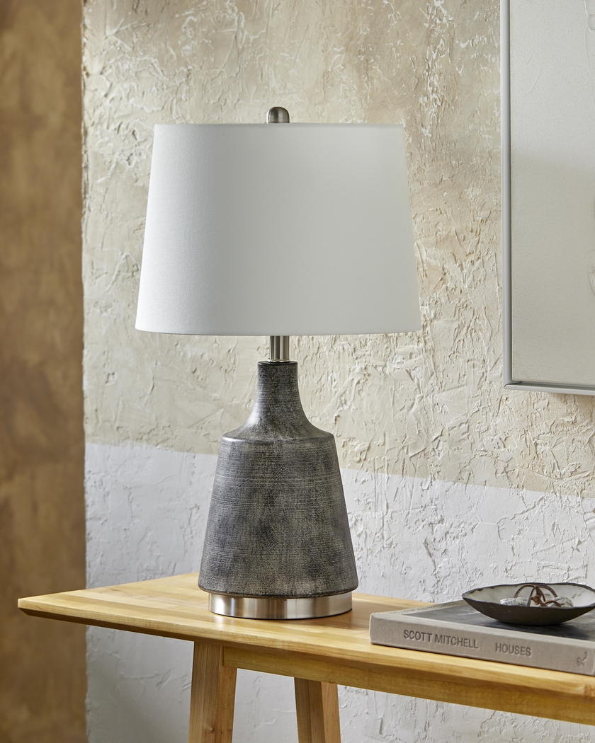 Derrink Hollow Gray Lamp - Thumbnail - Image 2
