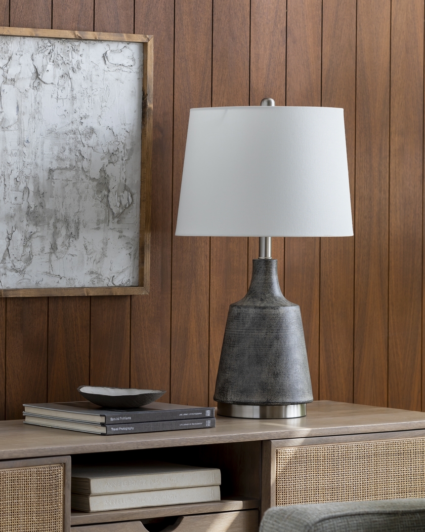 Derrink Hollow Gray Lamp - Thumbnail - Image 7