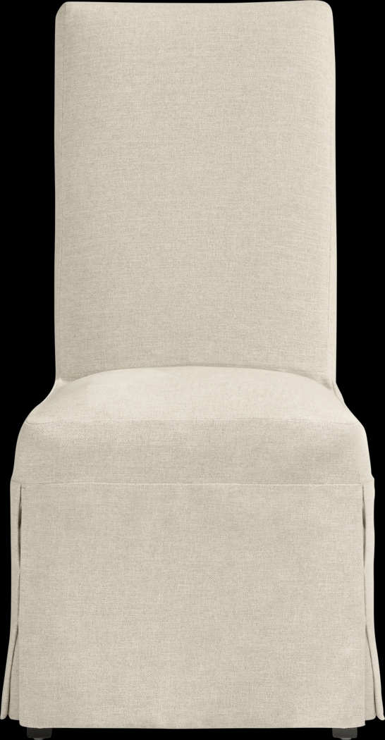 Derry Lane Ivory Skirt Dining Chair - Thumbnail - Image 2