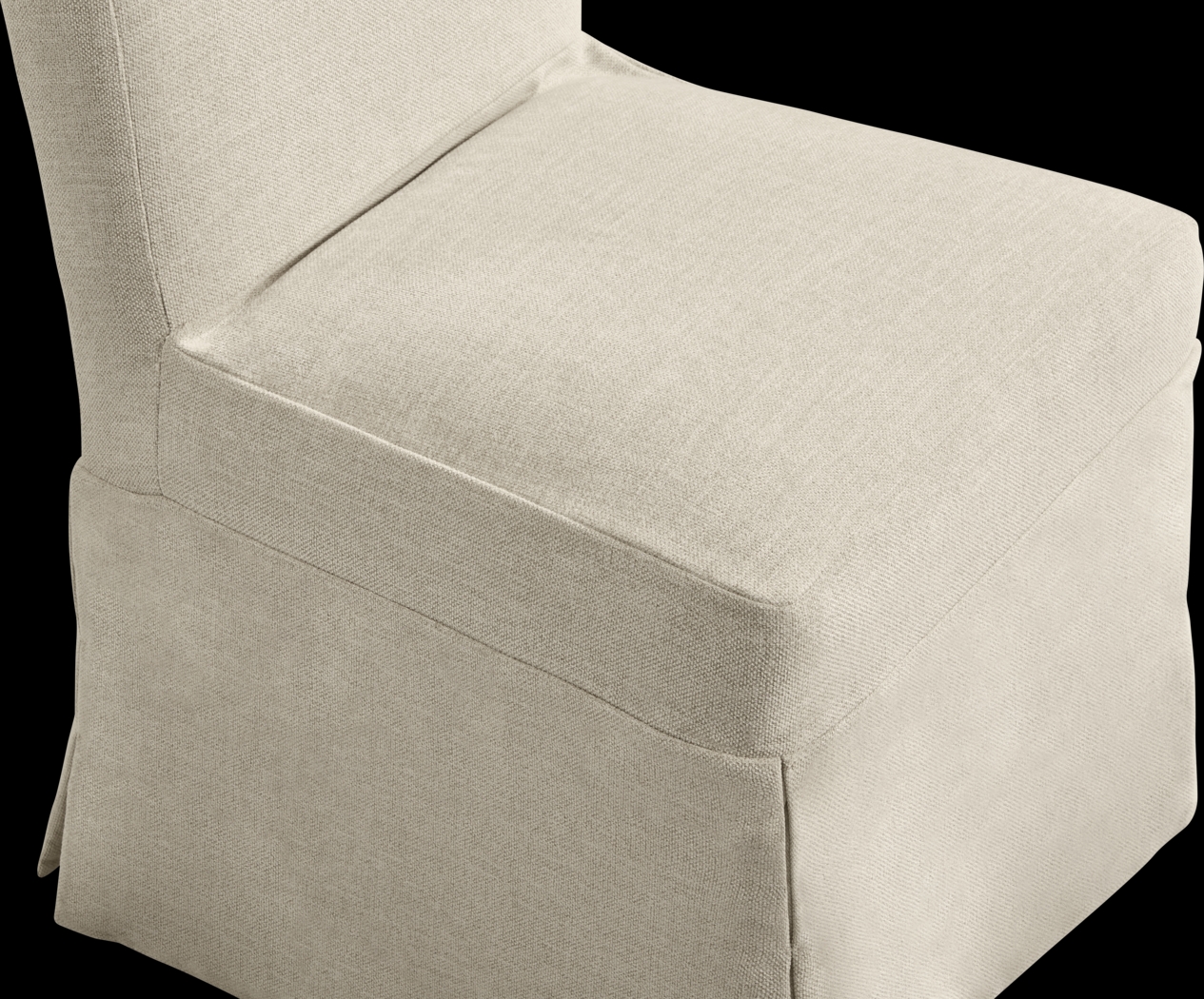 Derry Lane Ivory Skirt Dining Chair - Thumbnail - Image 4