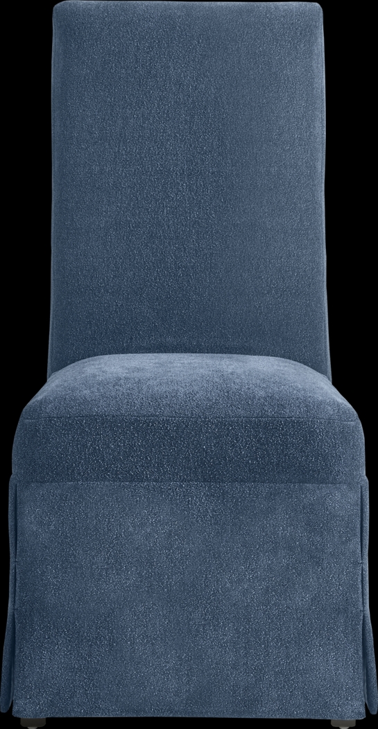 Derry Lane Navy Skirt Dining Chair - Thumbnail - Image 2