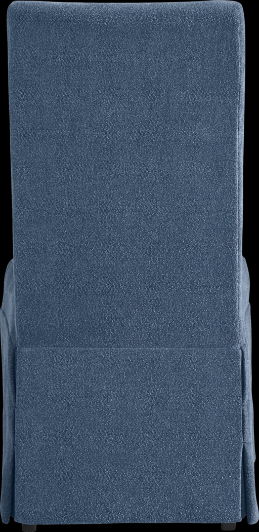 Derry Lane Navy Skirt Dining Chair - Thumbnail - Image 3