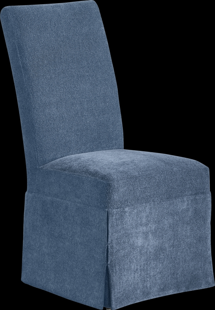 Derry Lane Navy Skirt Dining Chair - Thumbnail - Image 1