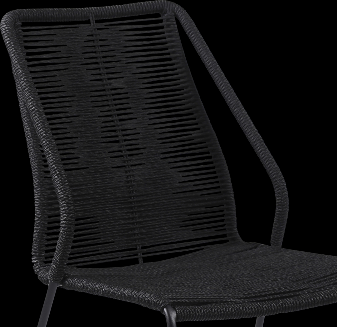 Derussey Black 3 PC Outdoor Dining Set - Thumbnail - Image 5