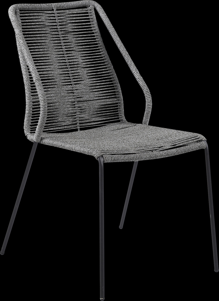 Derussey Black 3 PC Outdoor Dining Set - Thumbnail - Image 3