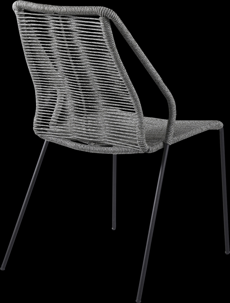 Derussey Black 3 PC Outdoor Dining Set - Thumbnail - Image 4