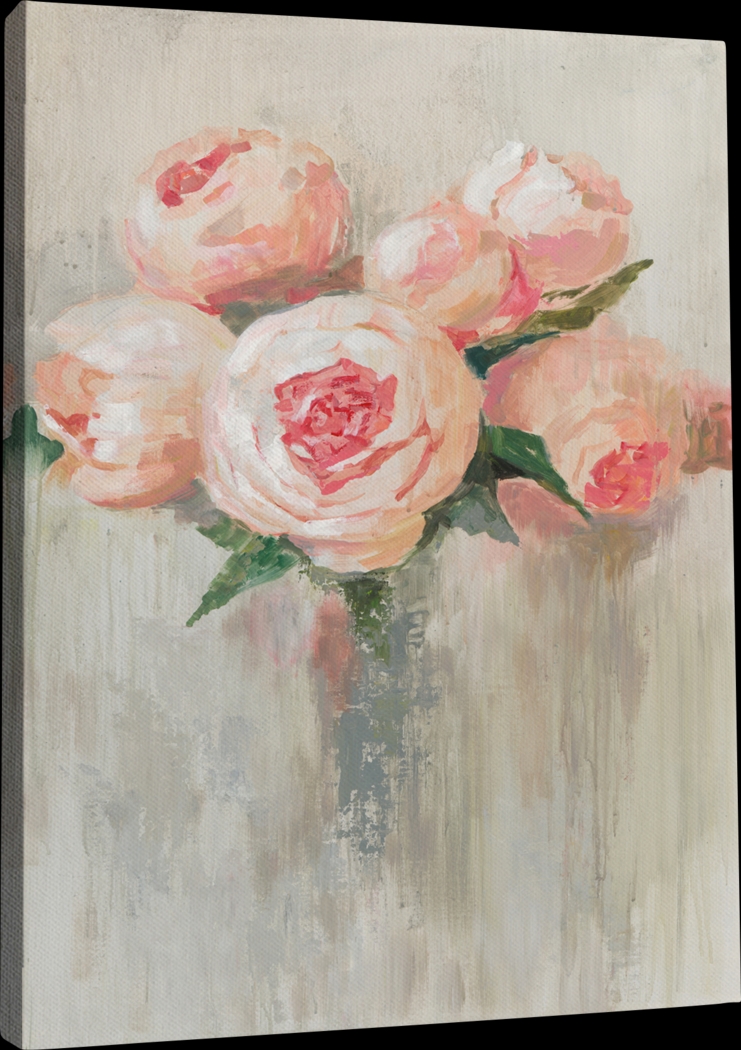 Derwid Pink Canvas Wall Art - Thumbnail - Image 1