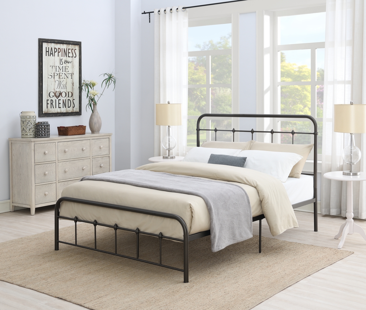 Derwood Bronze Queen Bed - Thumbnail - Image 3