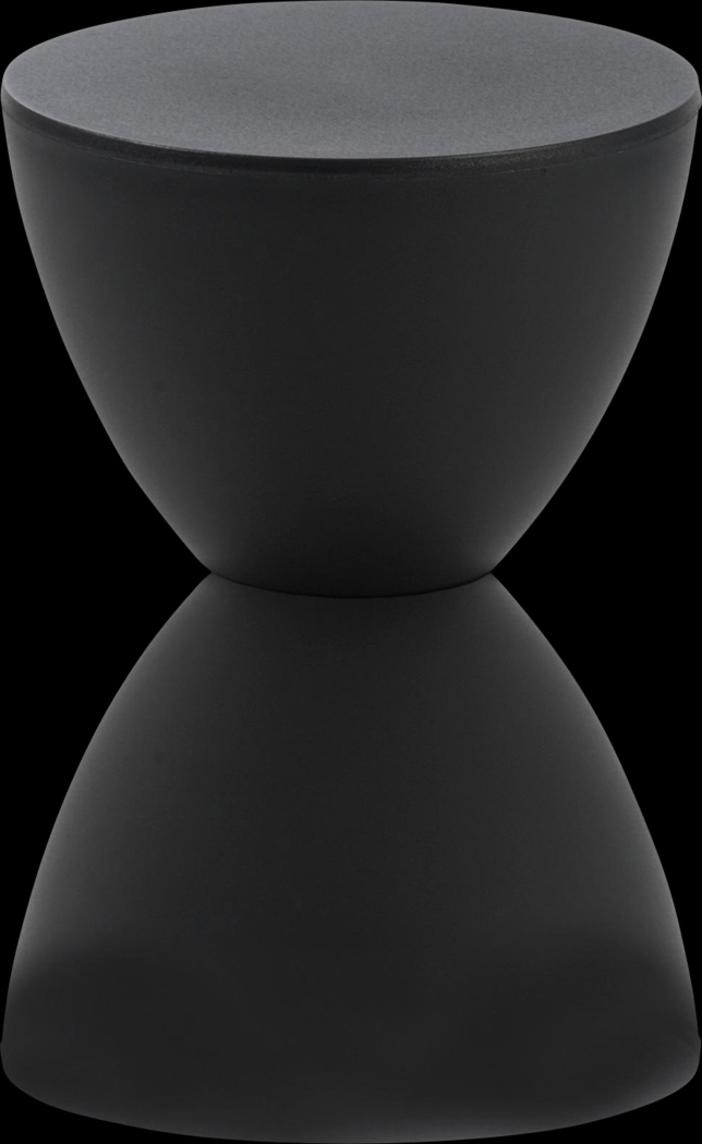 Deschamp Black Accent Stool - Thumbnail - Image 1