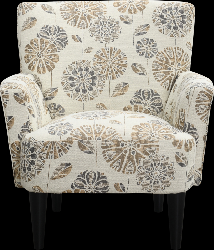 Desco Brown Accent Chair - Thumbnail - Image 1