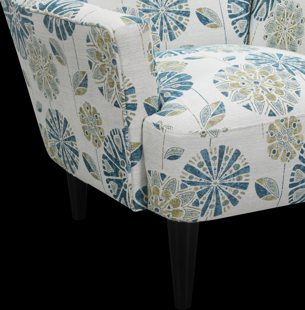 Desco Teal Accent Chair - Thumbnail - Image 2