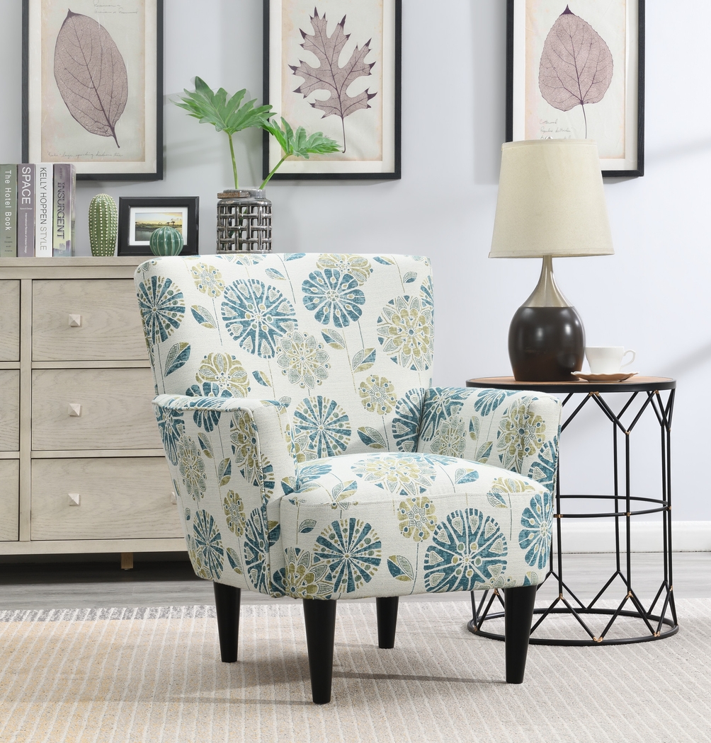 Desco Teal Accent Chair - Thumbnail - Image 6