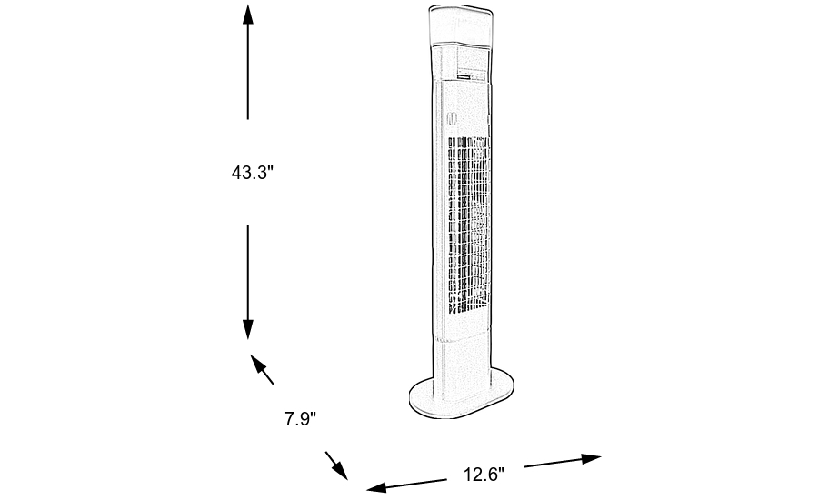 Dimension Image. Please refer to the Dimension Tab on this page for dimension details.