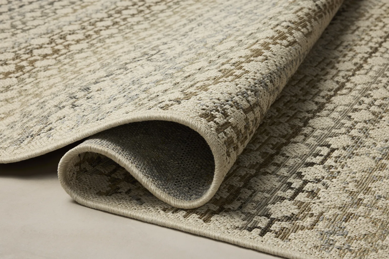 Desert Loom Beige Multi 5' x 7'7 Indoor/Outdoor Rug - Thumbnail - Image 2