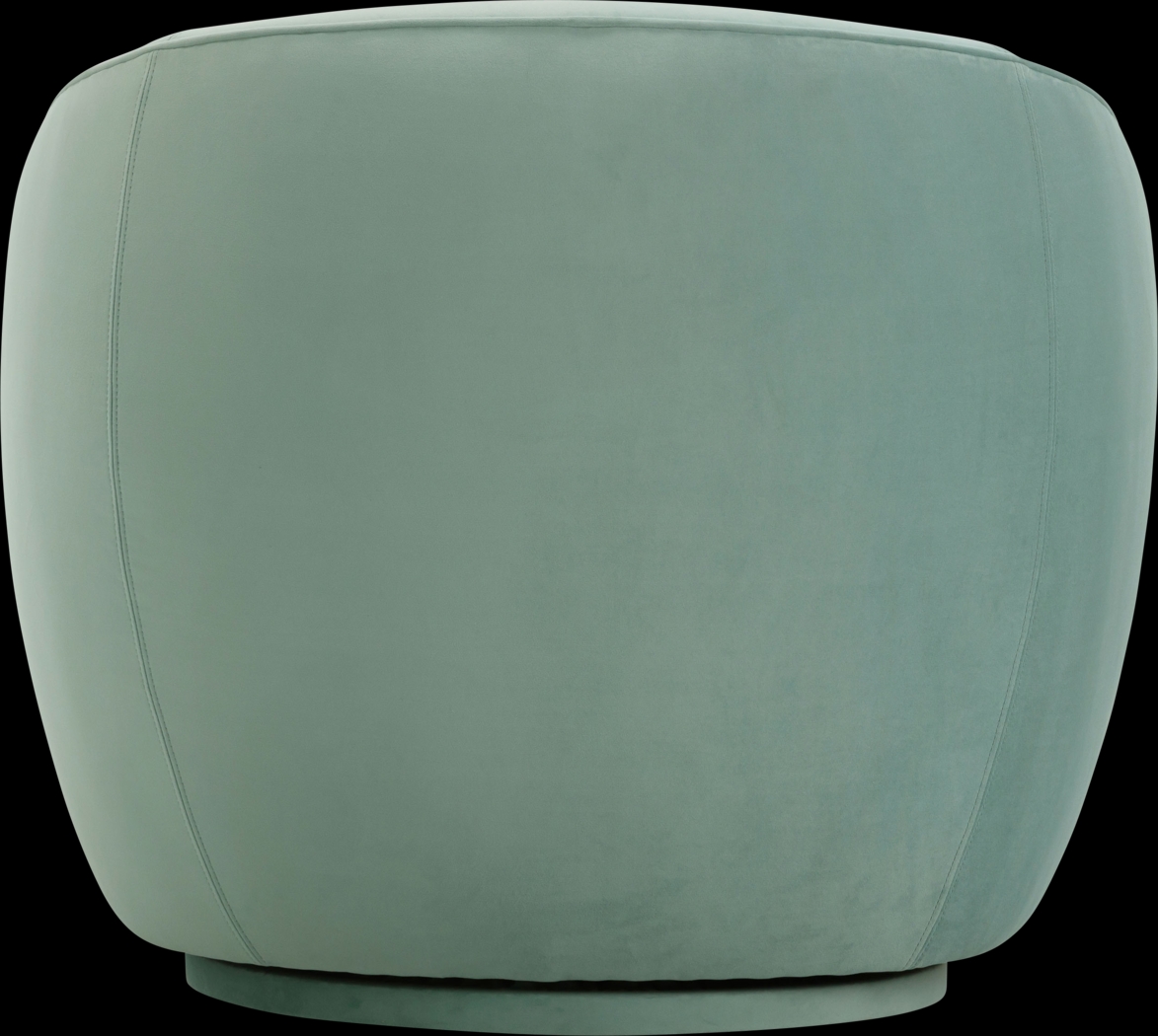 Desertpeak Blue Swivel Accent Chair - Thumbnail - Image 5