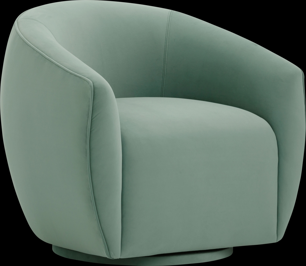 Desertpeak Blue Swivel Accent Chair - Thumbnail - Image 1