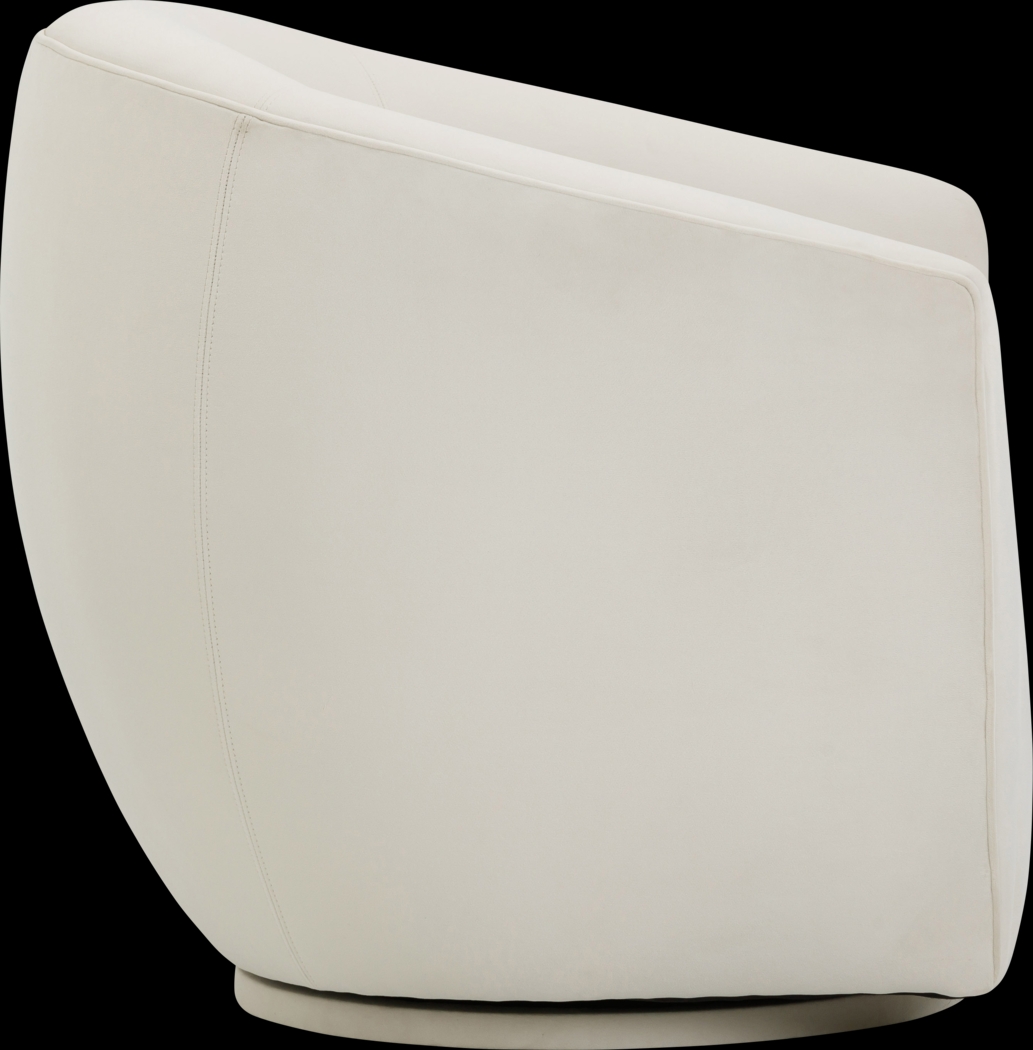 Desertpeak Cream Swivel Accent Chair - Thumbnail - Image 4