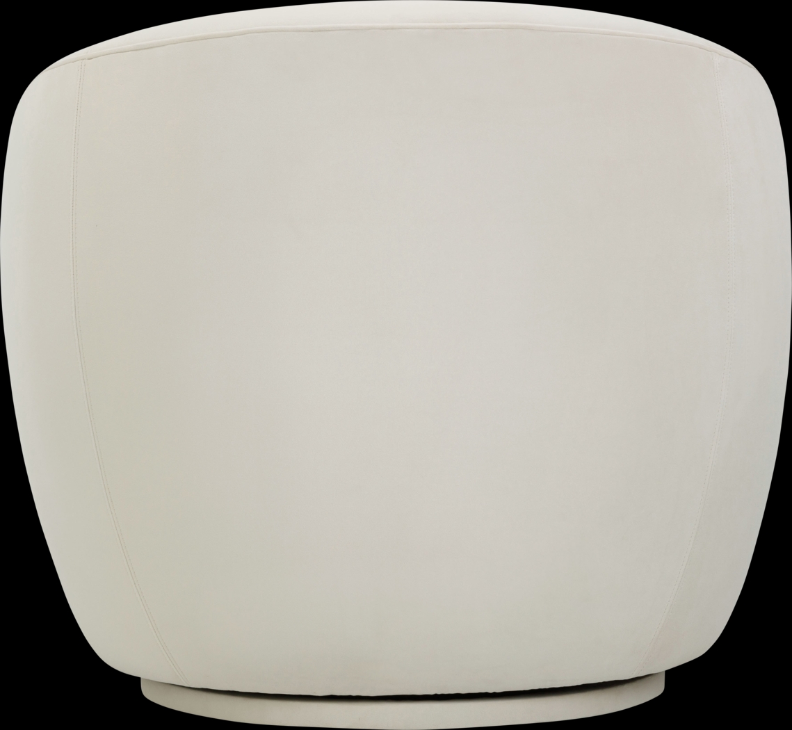 Desertpeak Cream Swivel Accent Chair - Thumbnail - Image 5