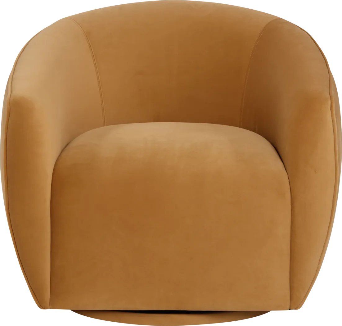Desertpeak Tan Swivel Accent Chair - Thumbnail - Image 3