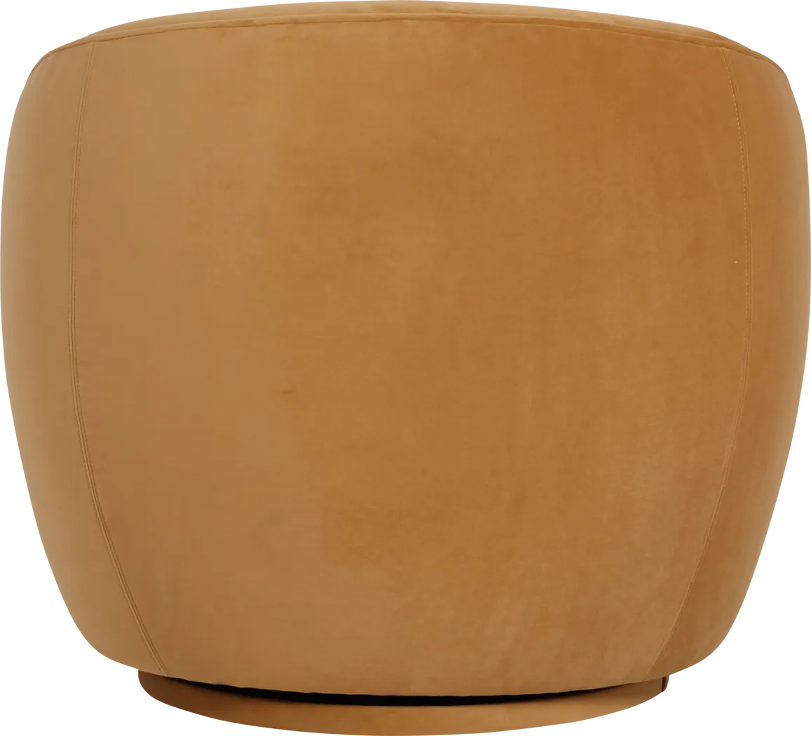 Desertpeak Tan Swivel Accent Chair - Thumbnail - Image 5