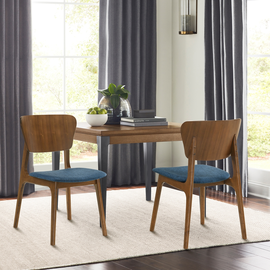 Desertsys I Blue Dining Chair, Set of 2 - Thumbnail - Image 2