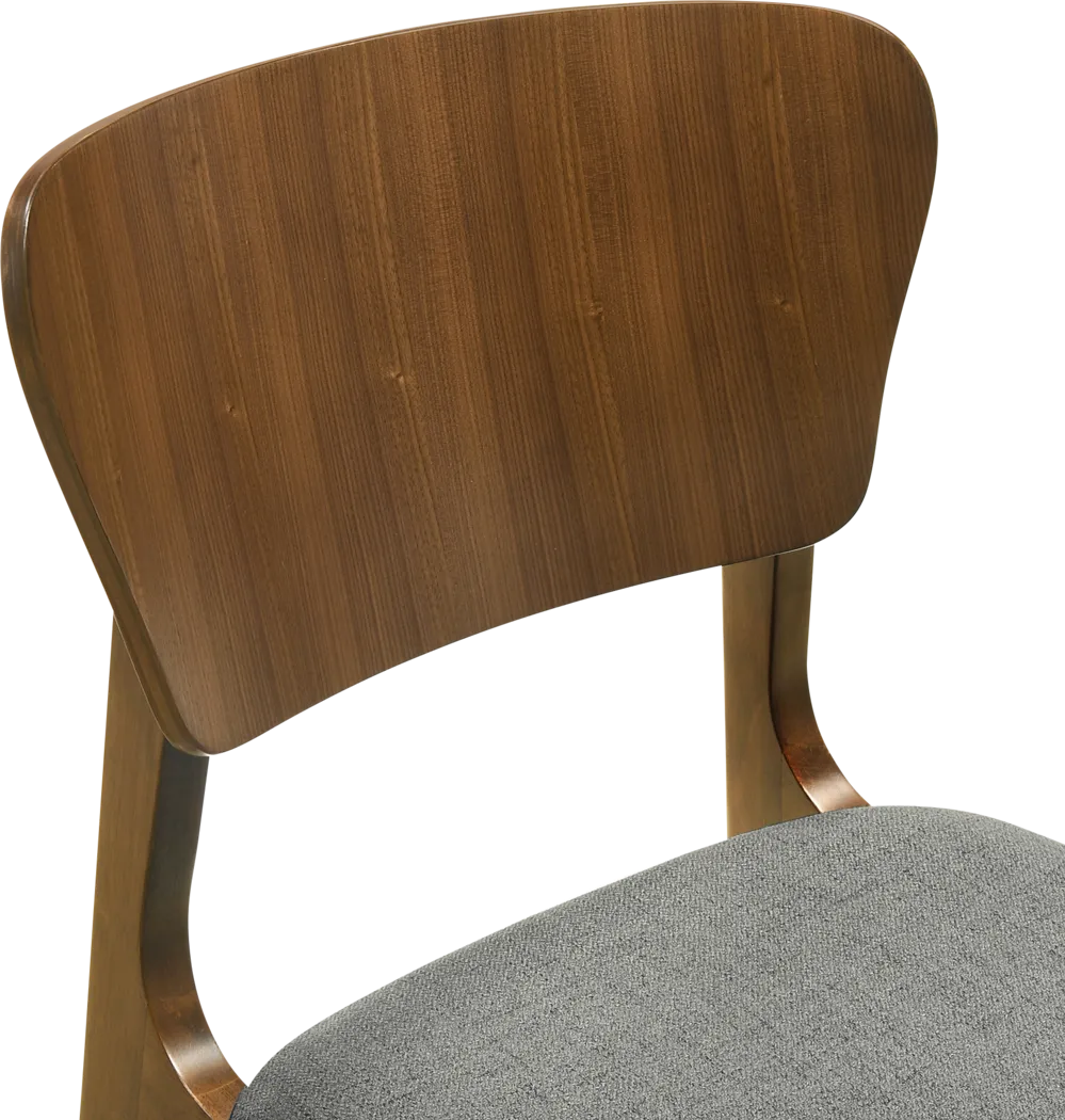 Desertsys I Gray Dining Chair, Set of 2 - Thumbnail - Image 3