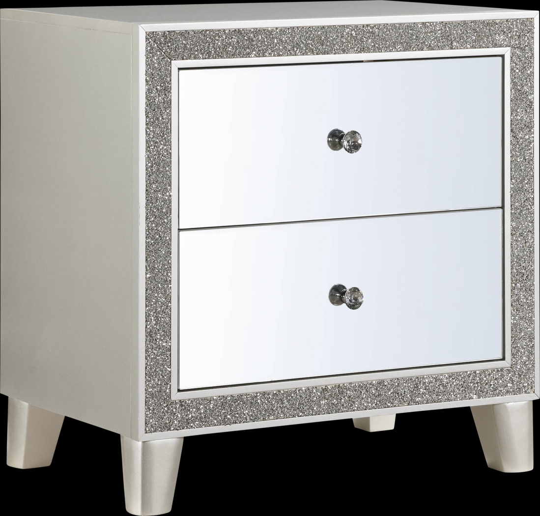 Desiles Champagne Nightstand - Thumbnail - Image 1