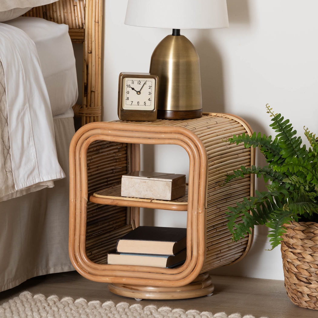 Deske Brown Nightstand - Thumbnail - Image 2