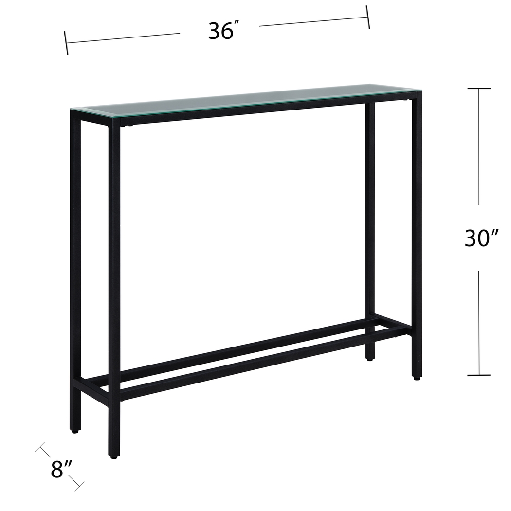 Desner Black Small Console Table - Thumbnail - Image 5